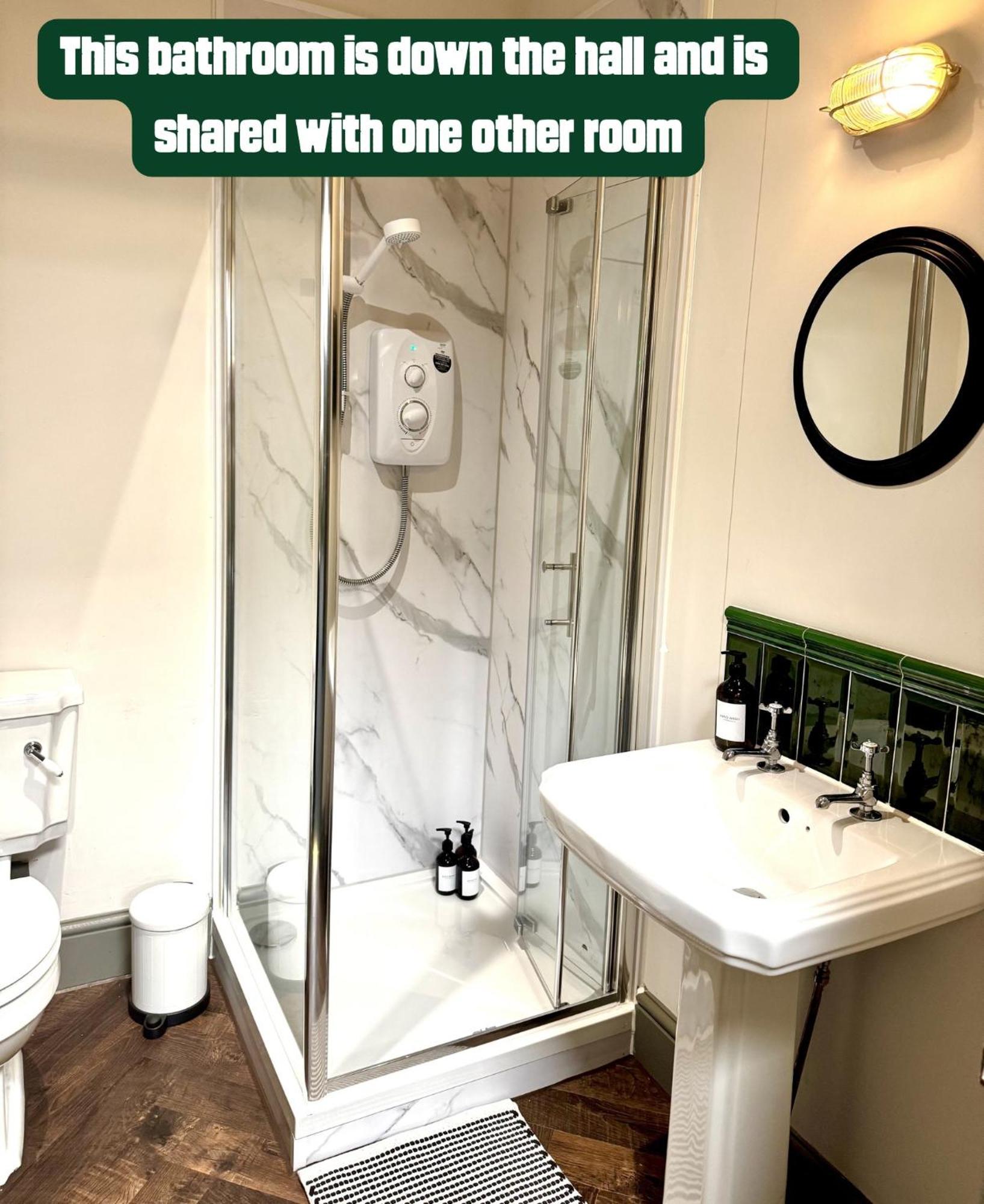 Small Double Room Shared Shower Room